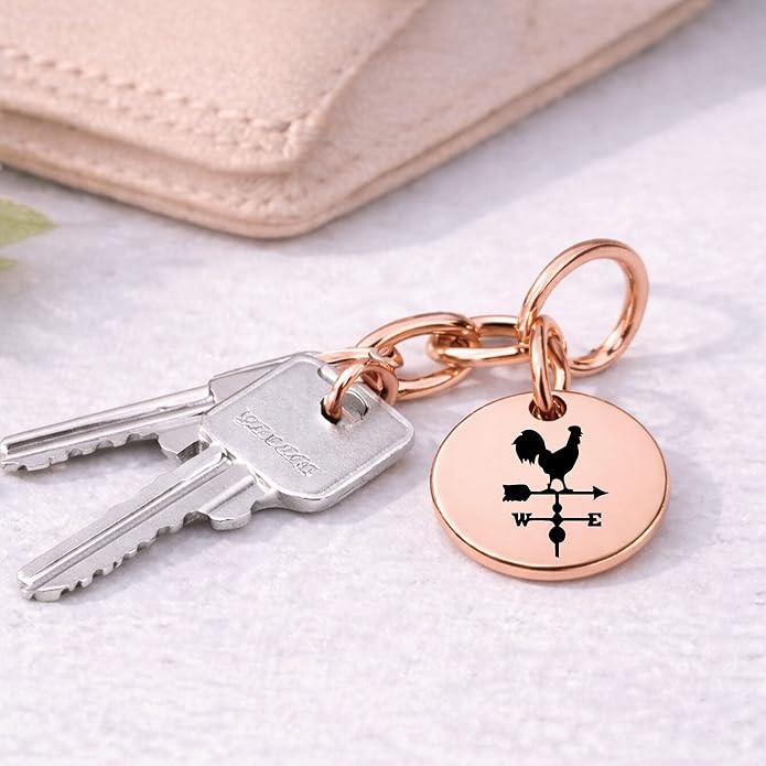 SM Design Western Charm Set of 4 – Stainless Steel Western Charms for Bracelets & Necklaces – Cowgirl, Ranch & Country Style Jewelry Charms – Western Gift for Women & Moms