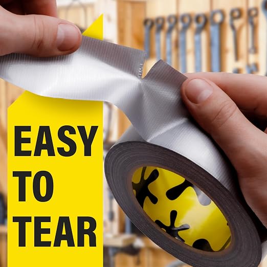 5 Pack Duct Tape Heavy Duty Waterproof - 2 In x 90 Ft - All-Weather - Image 4