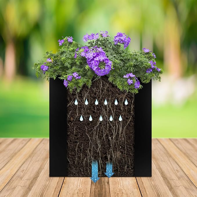 Steel Planter Box 24"x24"x25", Large Square Metal Planter Box | Heavy Duty - Image 7