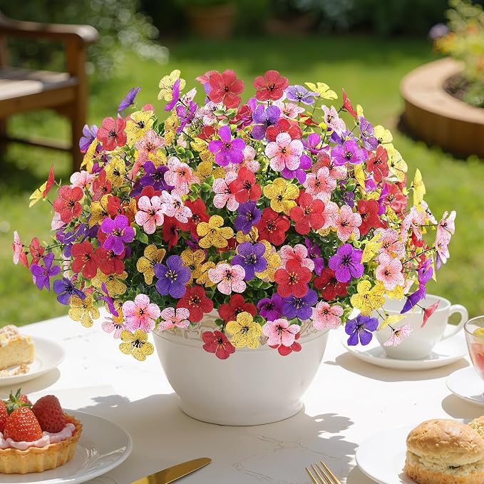Alupssuc 20 Bundles Artificial Flowers - Image 8