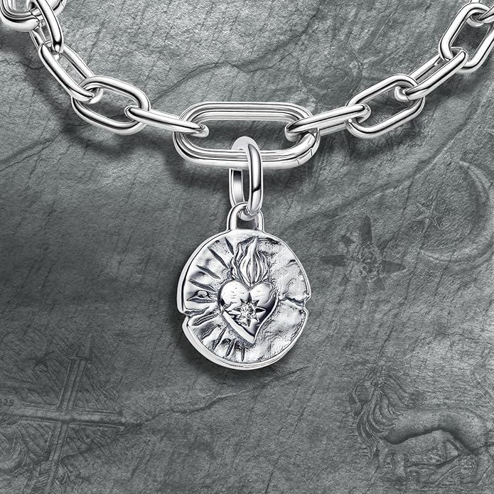 Cute Fashion Heart Charms,S925 Sterling Silver Charm,Bead for Bracelets and Necklaces,For Women Jewelry Present