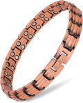 Copper Bracelets for Women - 6200 Gauss Power | 3X Strength Copper Bracelet | Magnetic Bracelets for Women - Adjustable Fit | 99.99% Pure Copper Bracelet for Women | Stylish Copper Jewelry