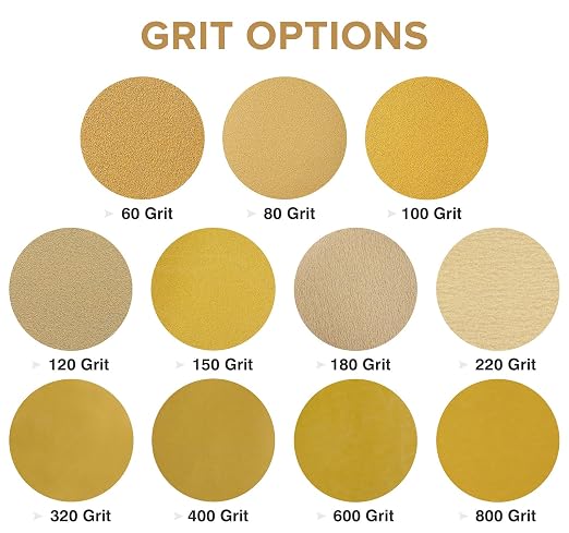100 Pcs 6 Inch 100 Grit PSA Self Adhesive DA Sanding Disc Roll Sandpaper - Image 4