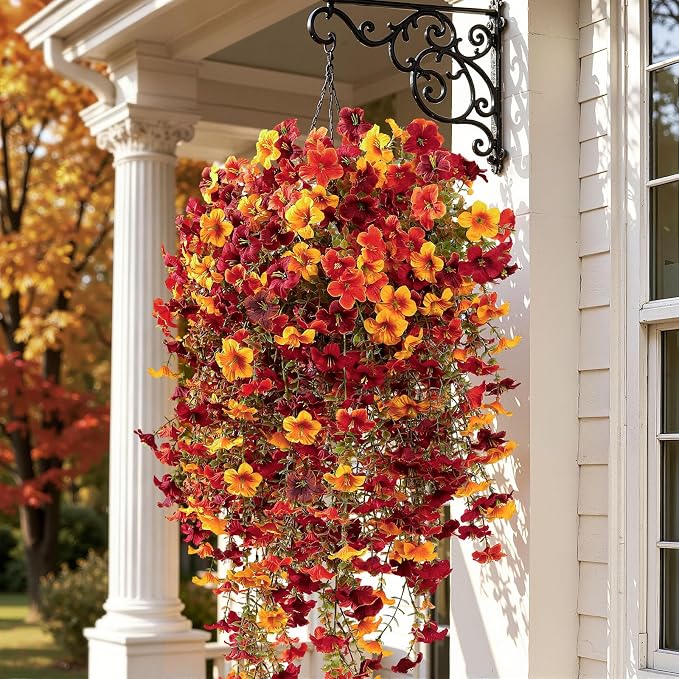 4 Pcs Upgrade Big Artificial Hanging Fall Flowers - Image 8