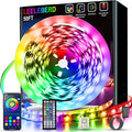 50ft Led Strip Lights, Music Sync Color Changing Led Light Strips, App Control by Leeleberd