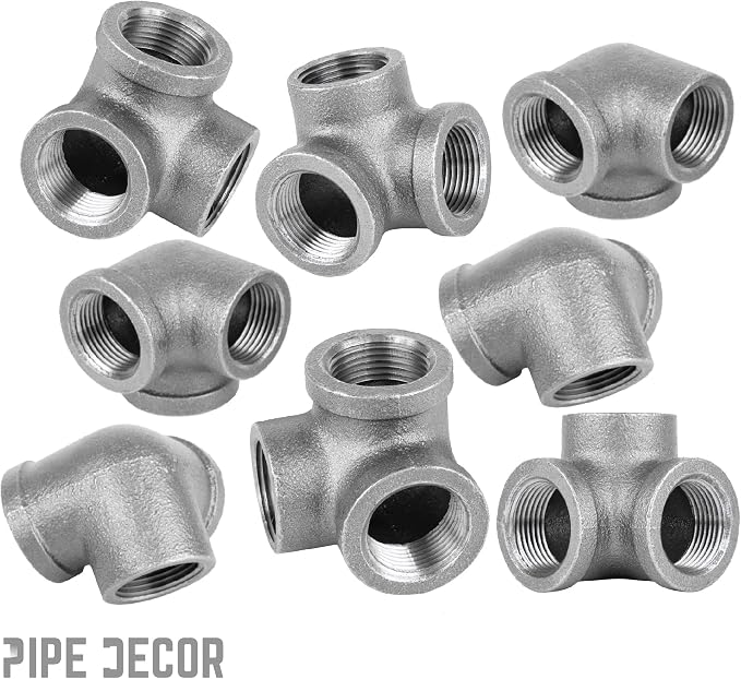 PIPE DECOR Side Outlet Elbow Fitting, 3/4 Inch, DIY Furniture, and Standard 3/4 - Image 8