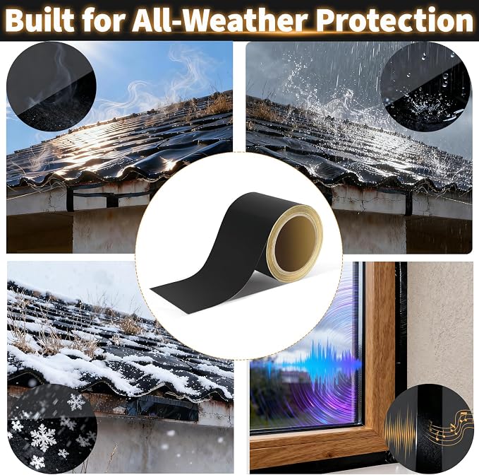 Flashing Tape for Windows and Doors, 3.75 in x 30 ft Roll, | Self-Adhesive - Image 4