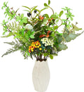 K&Y Realistic Artificial Potted Plants Olive Wild Fern Berry Decor Low by FreeCollocationShowYourself
