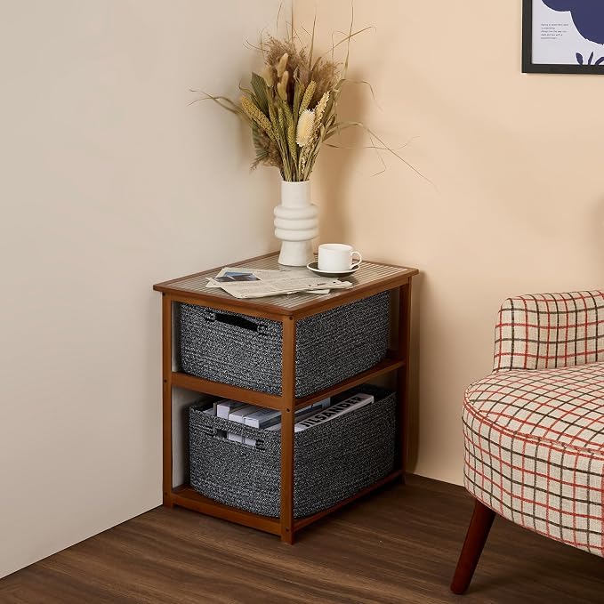MiniArk Large Storage Baskets for Organizing, Baby Nursery, Toy Bins Box - Image 8