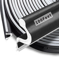 100 Feet Kerf Door Weather Stripping Door Seal, Long Reach V-Shaped Door Seal by SILIENTWERK