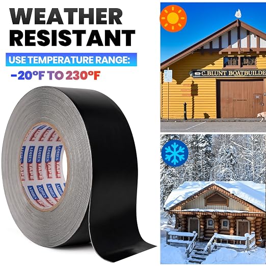 ADHES Deck Joist Tape, 4 Rolls Weather Resistance & Waterproof | Butyl Joist - Image 5