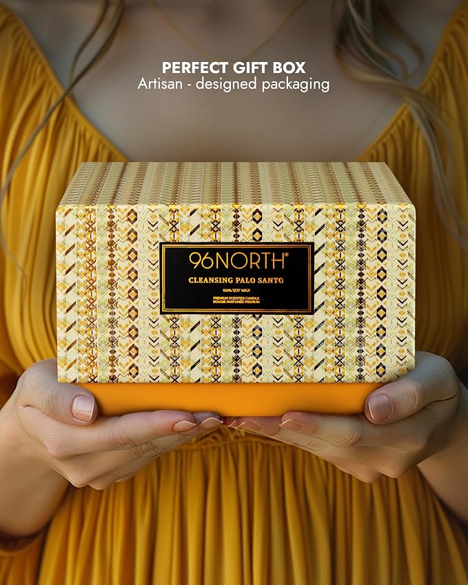 Luxury Palo Santo Candle | Large 3 Wick Jar Candle | Up to 50 Hours Burning - Image 6