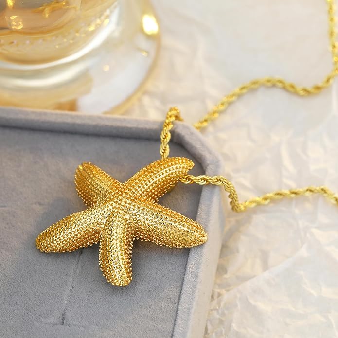 MISS RIGHT Dainty Gold Evil Eye Hamsa Hand Coin Lucky Charm Pendant Necklace for Women Trendy Vintage Paperclip Chain Sun Moon Clover Flower Chunky Charm Necklace Jewelry Gifts
