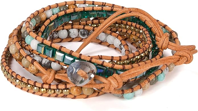 SPUNKYsoul New! Dazzling Handmade Leather Wrap Bracelet Collection