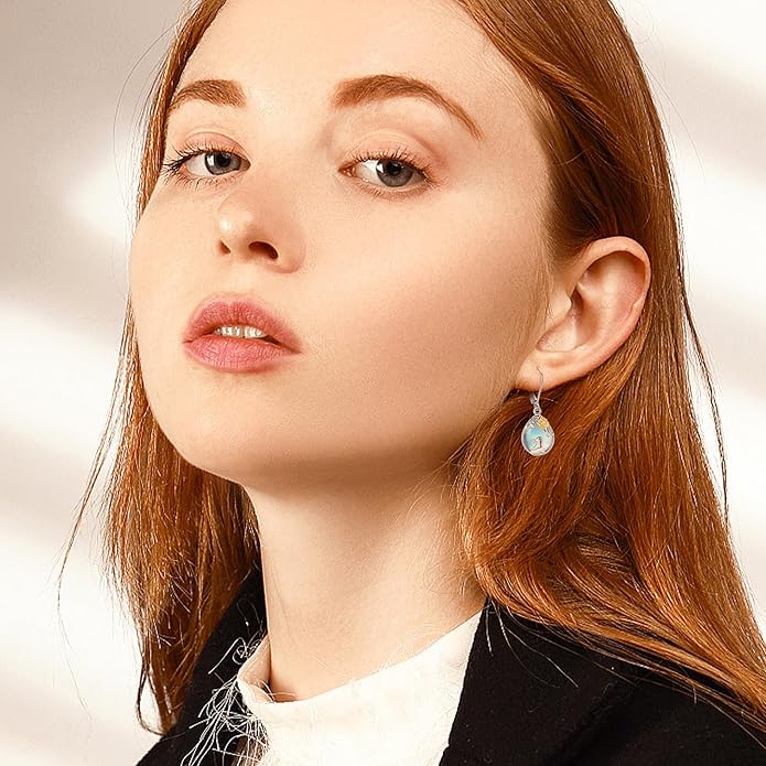 925 Sterling Silver Earrings for Women Dangle Drop Earrings Jewelry Gifts