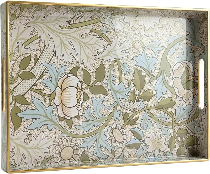 William Morris-Style Serving Tray by Zosenley
