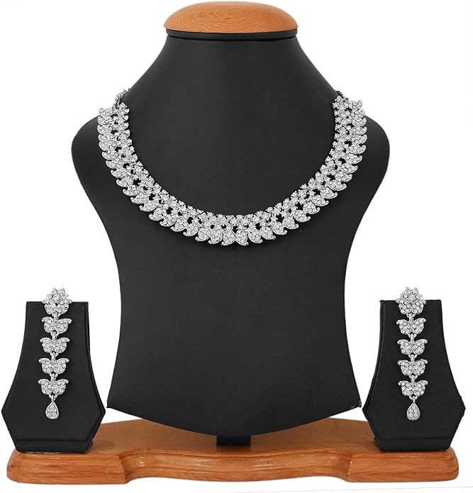 Touchstone Indian wedding jewelry set gold traditional necklaces for women statement rhinestone sets hollywood glamour style crystal stone bridal costume golden necklace