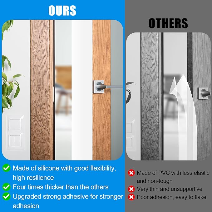 Draft Seal Tape for Doors and Windows 1 in x 20 Ft Silicone Weather Stripping - Image 3