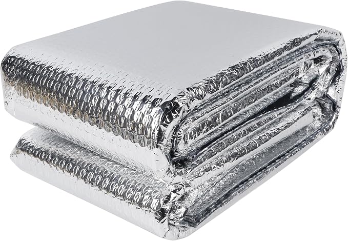 winemana Window Insulation Roll, 24IN x 20FT Reflective Heat Shield Bubble Film by winemana