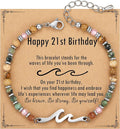 TONY & SANDY Friend Gifts for Women, Unique Valentine's Day Gifts for Her, Sister Gifts from Sister, Wave Bracelet, Christmas Birthday Gifts for Women, Bestie Friendship Bracelets