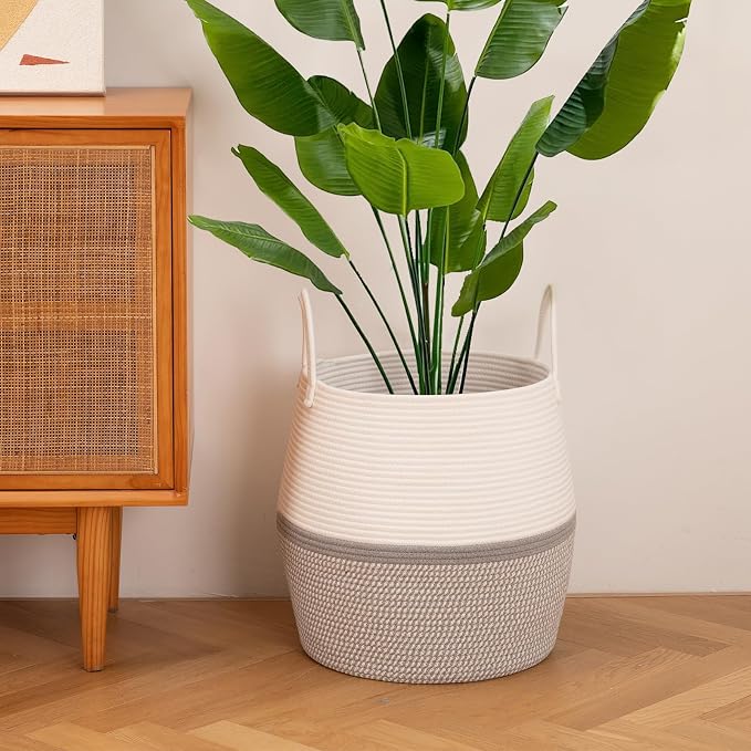 OIAHOMY 60L Blanket Basket - Image 6