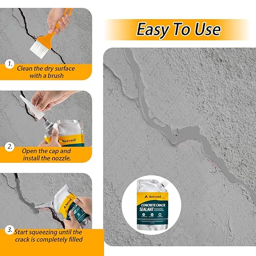 Concrete Crack Filler, Cement Crack Filler, Self-Leveling Crack Filler Concrete - Image 7