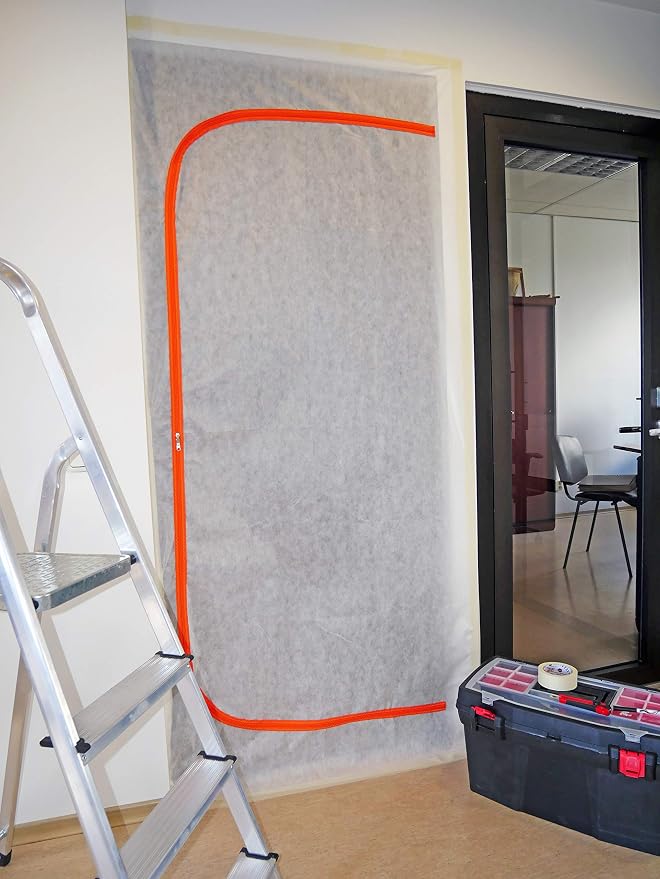 Breathable Professional Zipper Door, Dust Protection Wall, Zip Barrier Dust - Image 5