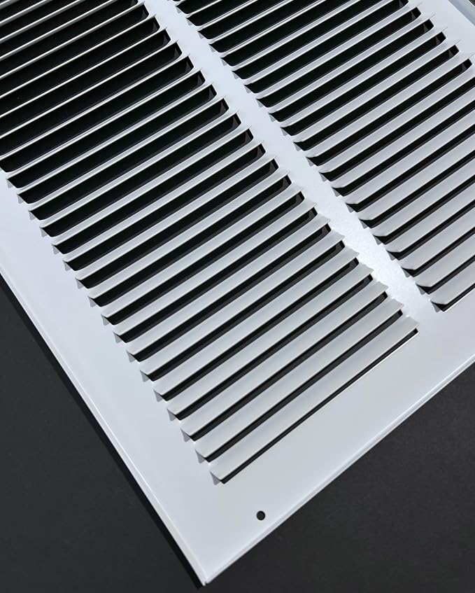 Fits 12x24 Duct Opening Stamped Steel Return Air Grille Vent Cover Grille - Image 2