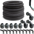Yariwiz Black Special Extra Flexible Electrical Conduit Liquid Tight PVC by Yariwiz