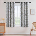 H.VERSAILTEX Blackout Curtains 63 Inch Length 2 Panels Set Floral Print Curtain by HVERSAILTEX