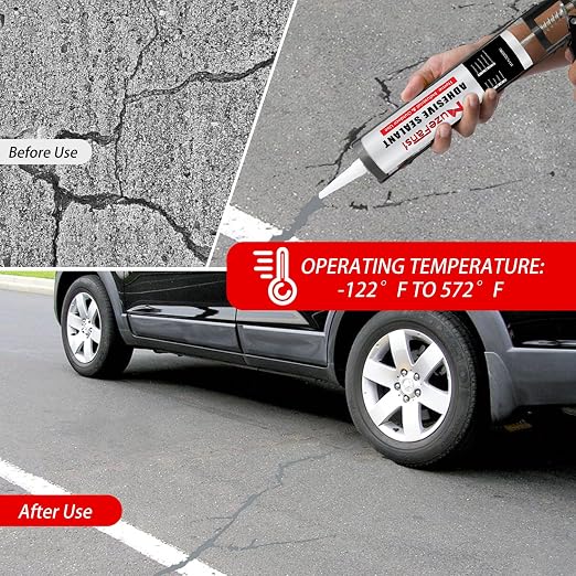 6 Pack Concrete Crack Filler, Self-Leveling Cement Crack Filler Waterproof - Image 5