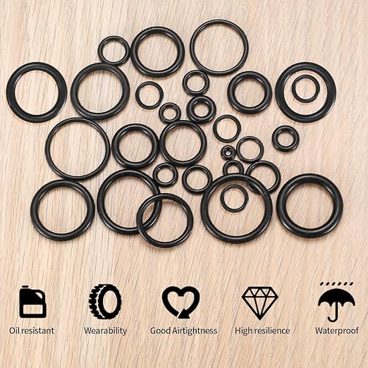 360 Pcs O Ring Assortment Kit, Rubber Washer Orings, Automotive, Air Gas - Image 5
