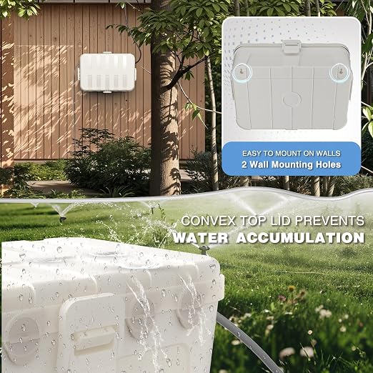 Flemoon Large Outdoor Electrical Box Waterproof, - Image 5