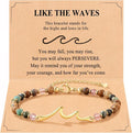 Tarsus Wave Bracelet, The Waves of Life We've been Through, Unique Gifts for Birthday, Valentine’s Day, Christmas, Meaningful Gifts for Friends Sister Daughter Niece...