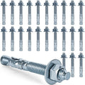 3/8 x 3 inch Wedge Anchors, Galvanized Concrete Anchors, Concrete Wall Anchors by Unknown