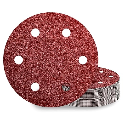 9 Inch Sanding Disc 40 Grit Hook and Loop Sandpaper by Awutzut