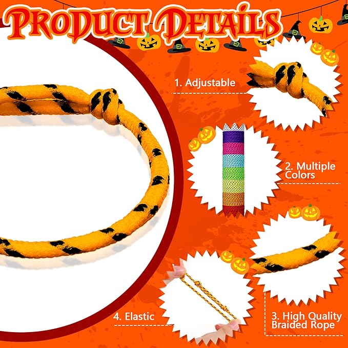 Remerry 168 Pcs Friendship Bracelets Adjustable Woven Rope Bracelets Bulk Valentine's Day Birthday Party Favors & Goodie Bag Stuffers, 8 Assorted Colors(Bright Colors)