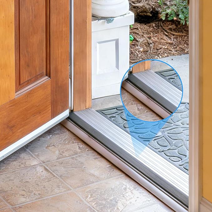 2 Pack 36 Inch Door Threshold Seal Vinyl Replacement Insert - Image 5