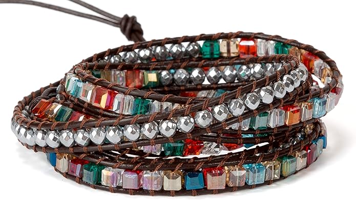 SPUNKYsoul New! Dazzling Handmade Leather Wrap Bracelet Collection