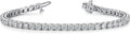 Houston Diamond District 3 to 50 Carat Classic LAB GROWN Diamond Tennis Bracelet 4 Prong Ultra Premium Collection (E-F Color, VS2-SI1 Clarity)