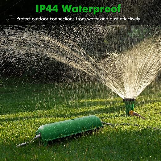 2 Pack of IP44 Outdoor Waterproof Box by Restmo, Weatherproof Extension Cord - Image 4