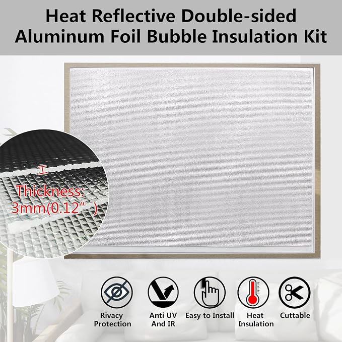 Magnetic Window Insulation Kit Suitable - Image 8