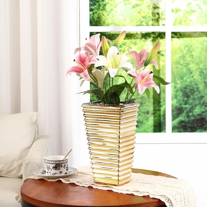 MCMCNCUIU Crystal Glass Vase, Large Crystal Vases - Image 6