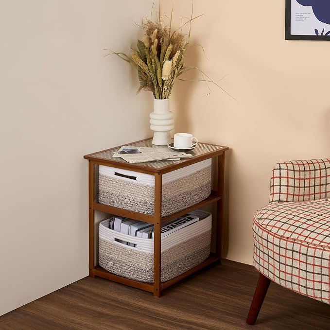 MiniArk Large Storage Baskets for Shelves, Baby Nursery, Toy Baskets Box - Image 8