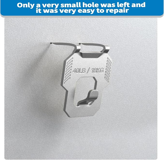 91Pcs 40LB Drywall Picture Hanging Hooks Heavy Duty No Damage | Picture Hangers - Image 5