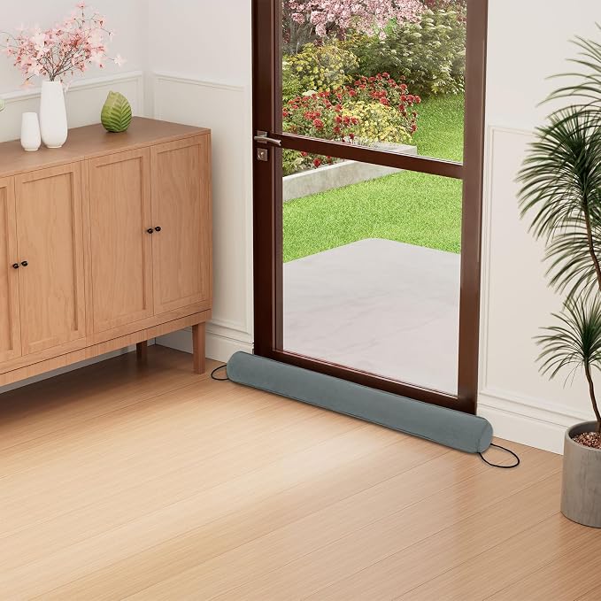 34 Inch Door Draft Stopper, Blocks Hot Cold Air - Image 2