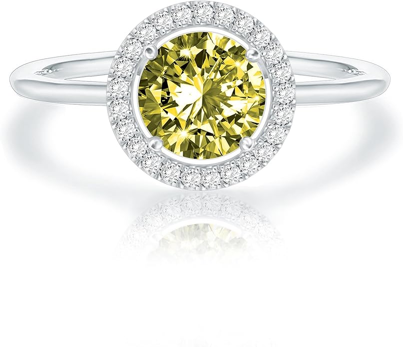 PAVOI 14K Gold Plated Crystal Birthstone Rings | Rings For Women