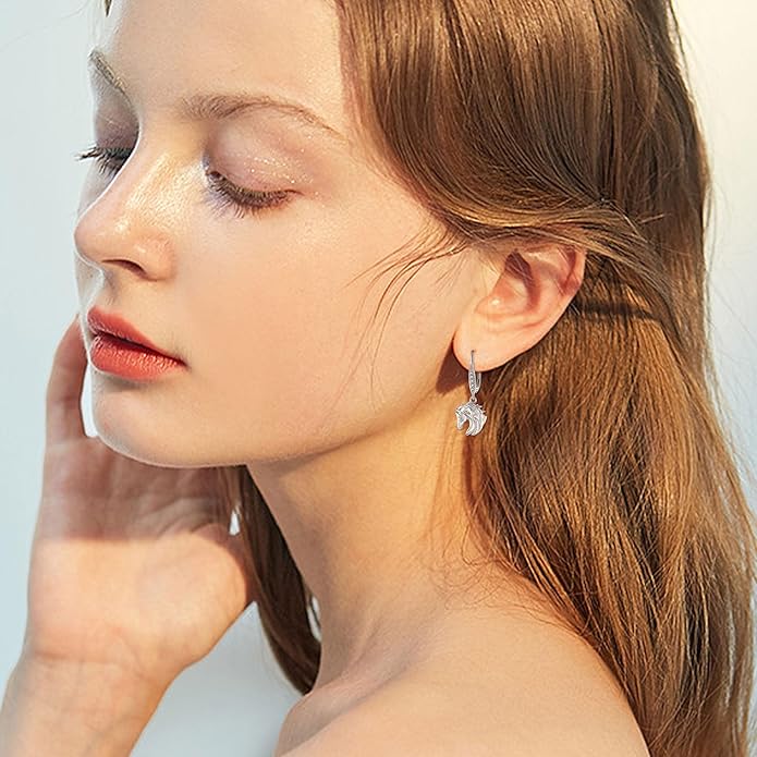 925 Sterling Silver Earrings for Women Dangle Drop Earrings Jewelry Gifts