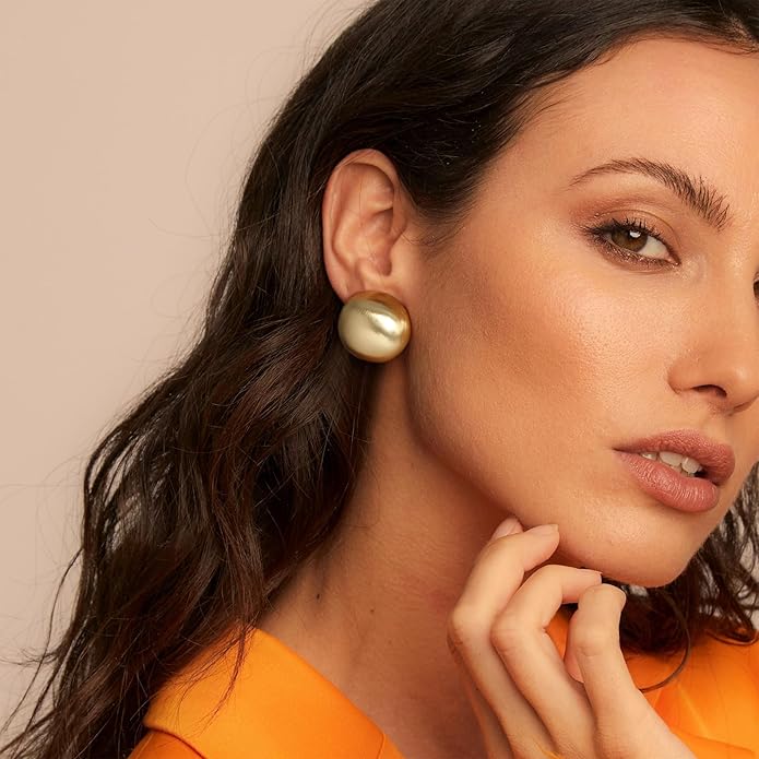 Mytys Two Tone Huggie Hoop Earrings Cross Over Design Twisted Rope Silver Gold Statement Wide Band Clip On Hoops for Women Fashion Jewelry Gift