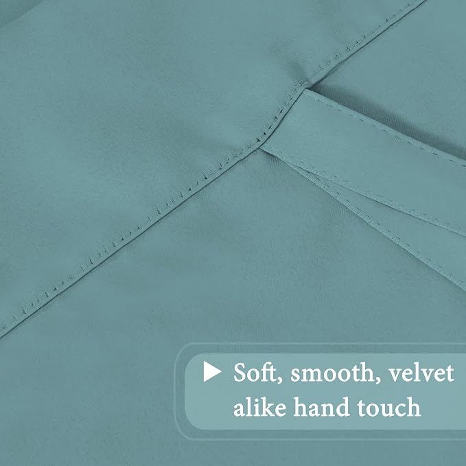 H.VERSAILTEX Blackout Tie Up Curtain Thermal Insulated Curtain Bathroom - Image 6